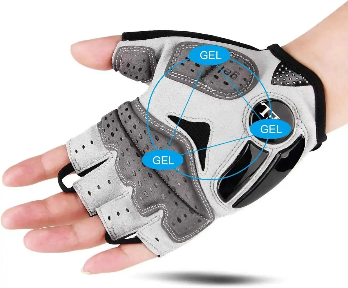 Cycling Gloves – Breathable Gel Half Finger Anti-Slip Gloves for Men & WomenEvolveRide