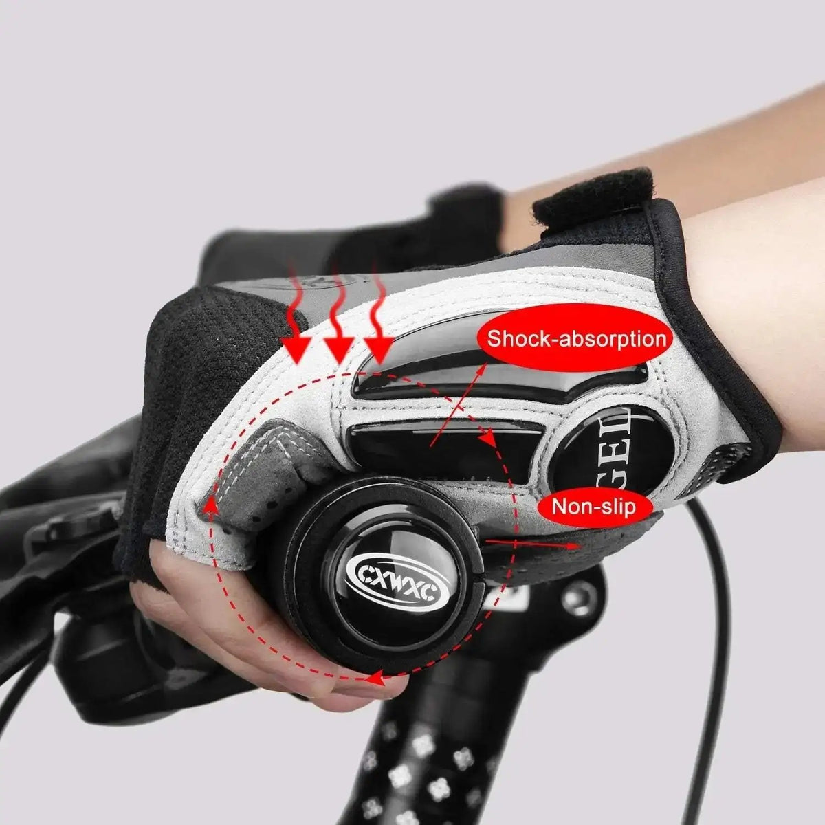 Cycling Gloves – Breathable Gel Half Finger Anti-Slip Gloves for Men & WomenEvolveRide