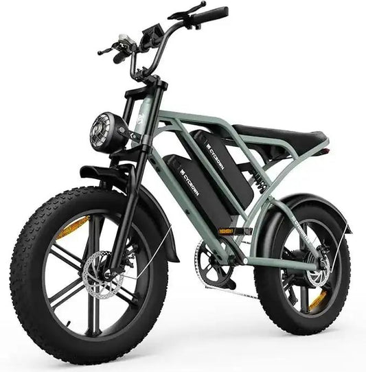 Cycrown Hunter Moped-Style Dual Battery EbikeElectric BikeEvolveRide