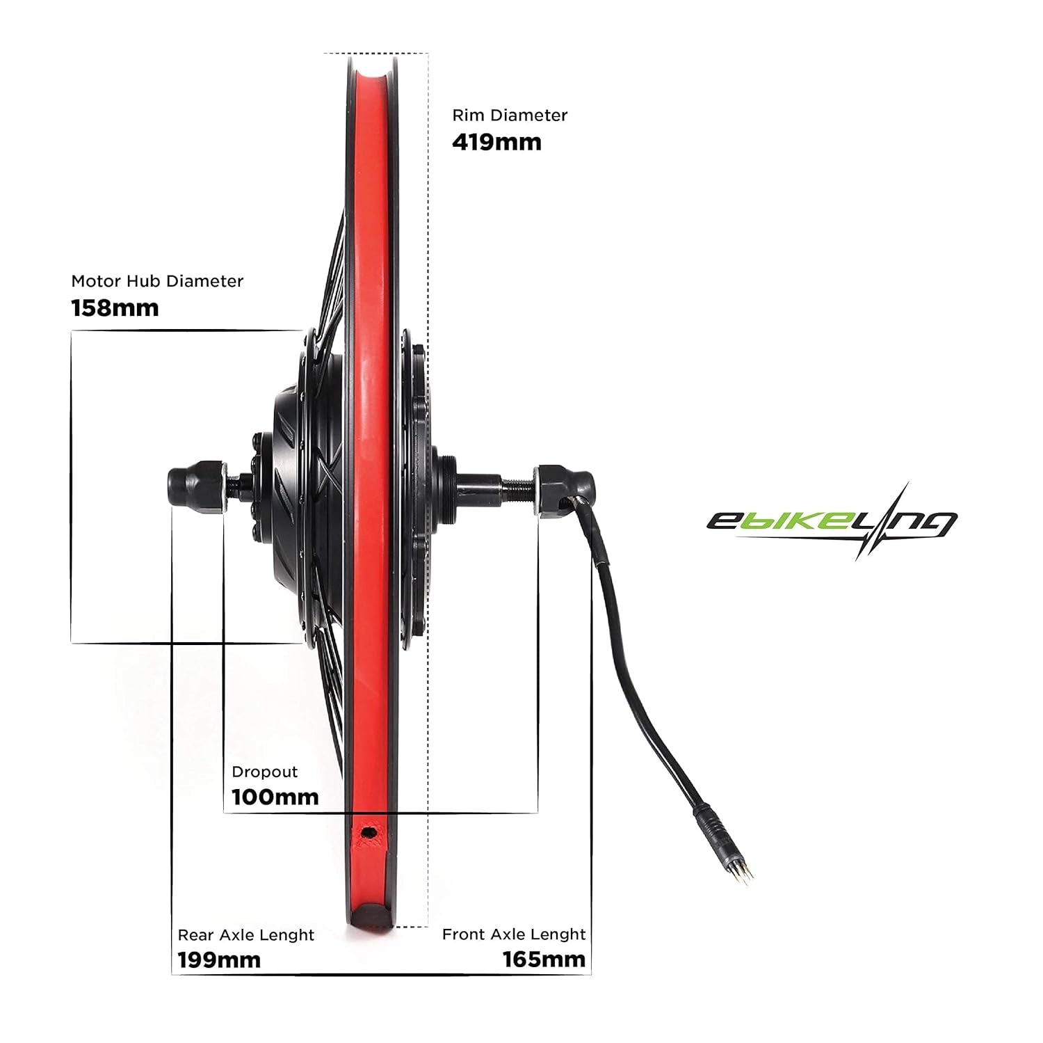 Ebike Conversion Kit 36V 500W, Rear Wheel 20" Electric Bike Conversion Kit, Add on Electric Bike Kit, High Performance, Waterproof Design for Easy Installation, Efficient Commuting Solution