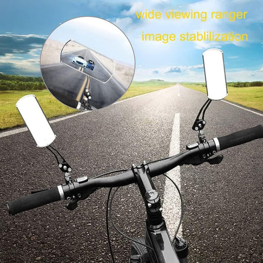 Bike Mirrors Handlebar Rearview Mirror, Bicycle Mirrors for Handlebars 2 Pack, B