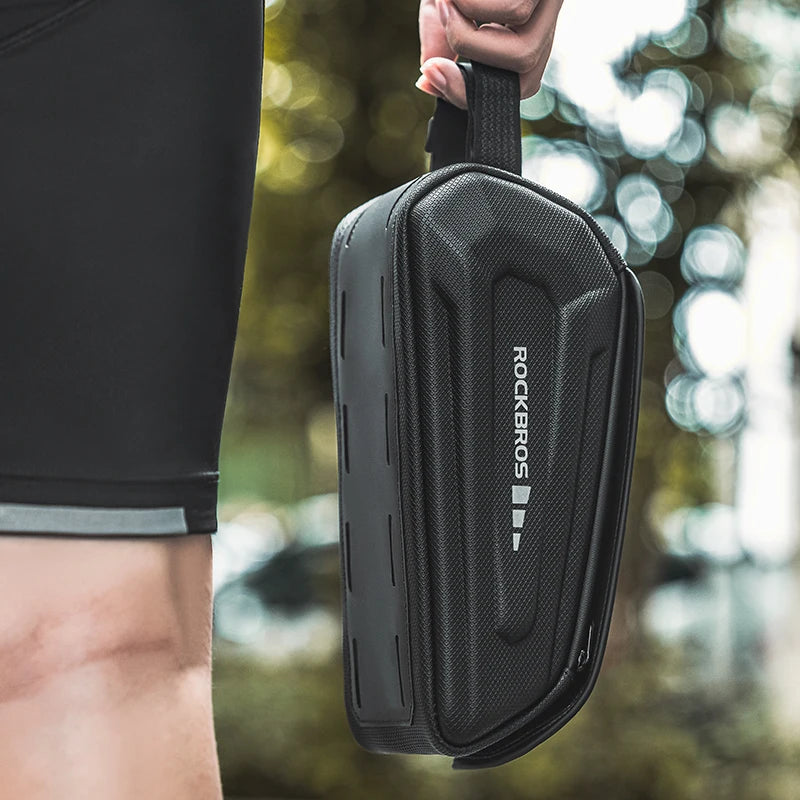 Bike Bag 1.7L Phone Bag Waterproof Front Frame Cycling Bag Touch Screen Case Holder Hard Shell Bike Bag Mtb Accessories