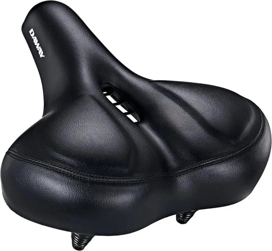 DAWAY C50 Oversized Comfortable Bike Seat – Extra Wide Memory Foam SaddleEvolveRide