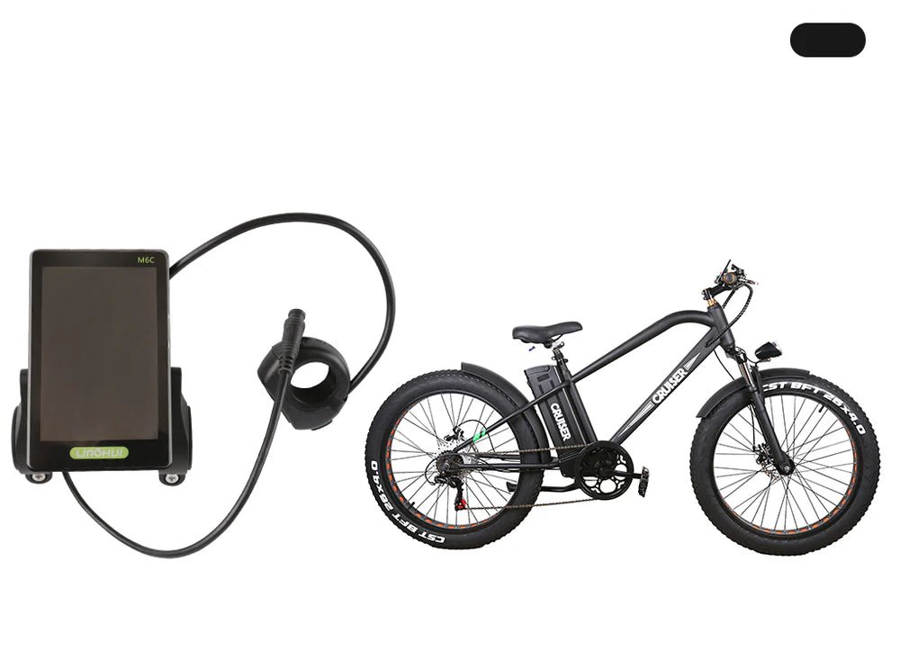 Display for Super NAKTO Cruiser 500wSporting Goods > Outdoor Recreation > Cycling > Bicycle PartsEvolveRide