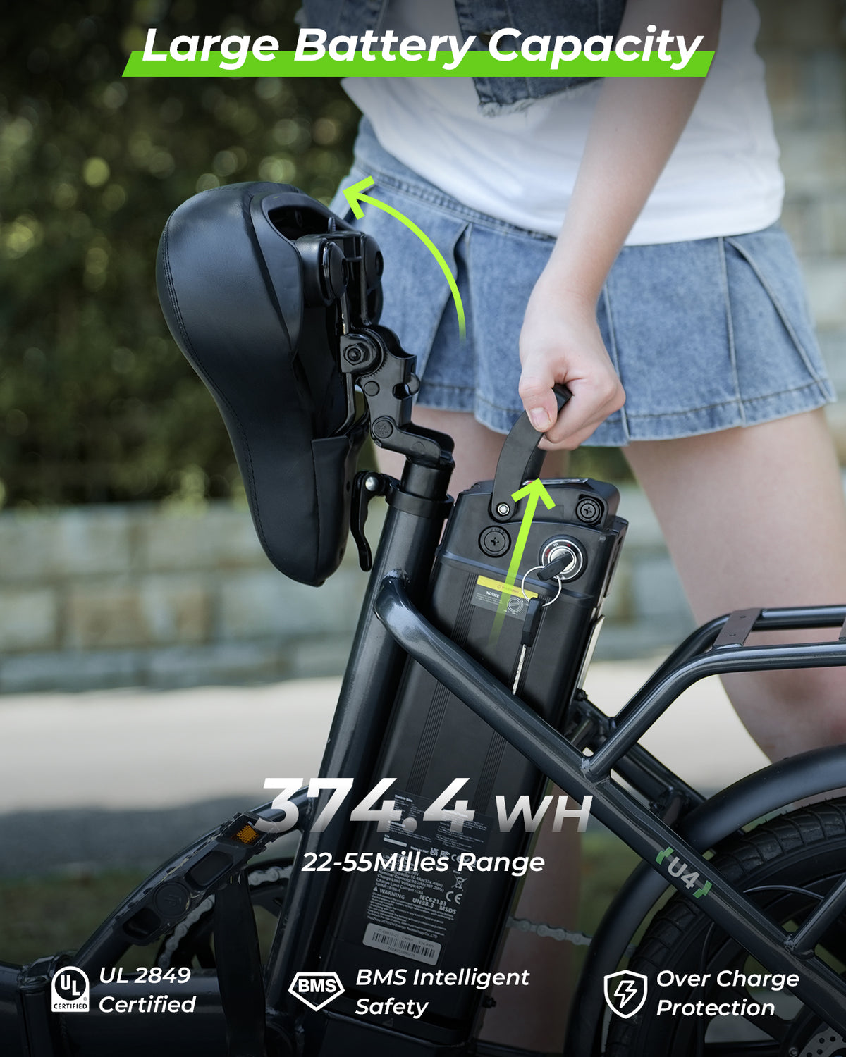 isinwheel U4 Folding Electric Bike – photo 6