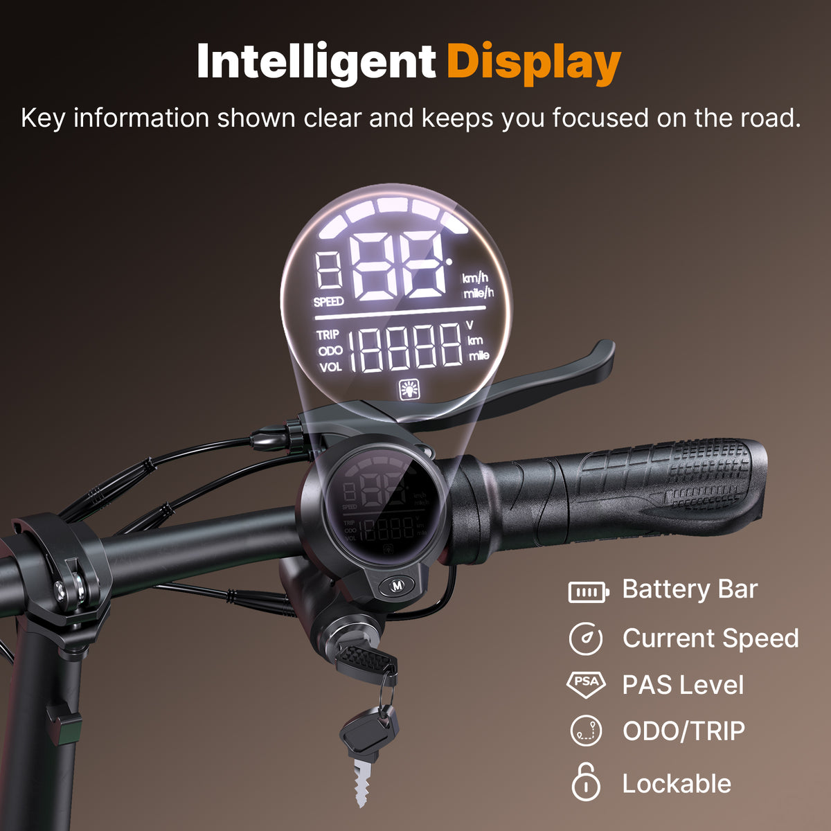 isinwheel Hyper X 700W Electric Scooter with Seat & Basket – photo 6