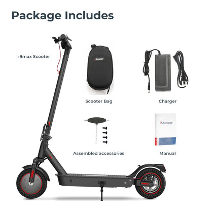 iScooter Outstanding i9Max Electric Scooter for Adults, 500W, 20Miles – photo 19