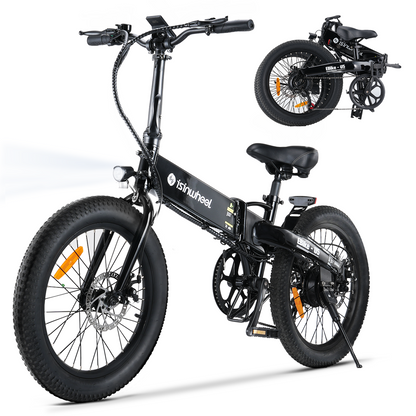 isinwheel U5 Folding Electric Bike – Black