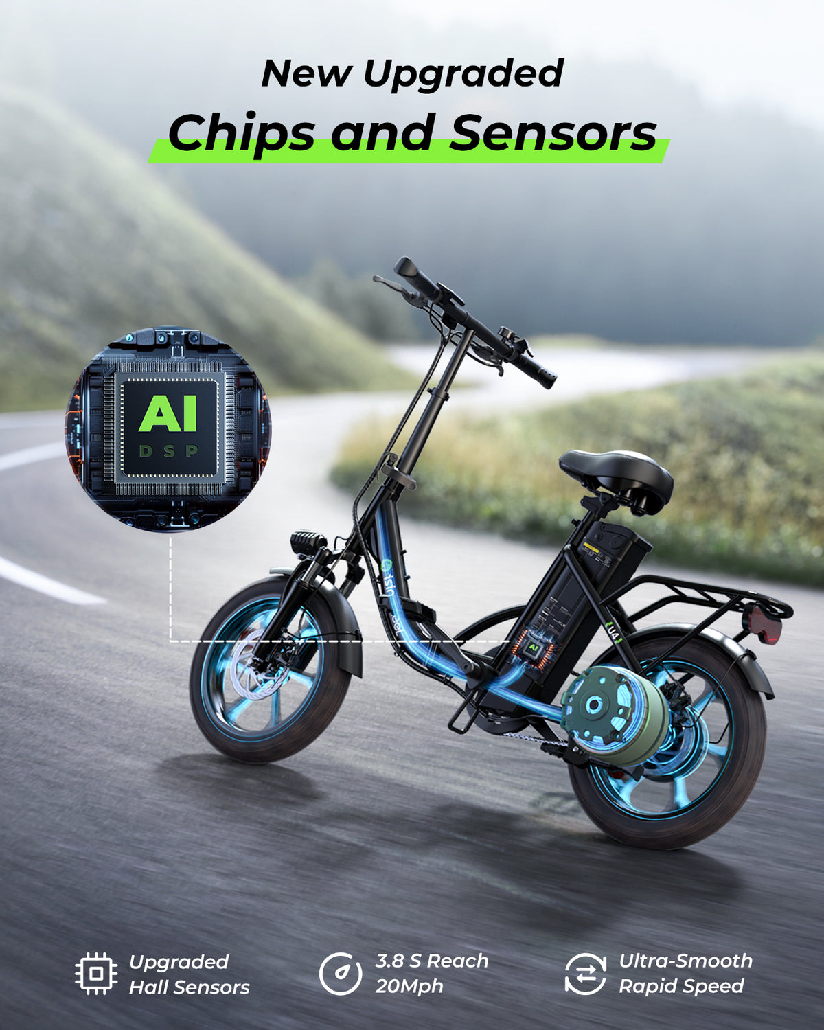 isinwheel U4 Folding Electric Bike – photo 5