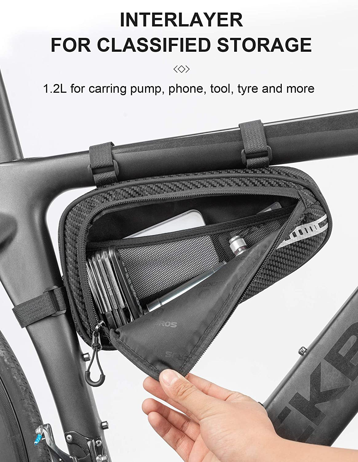 Triangle Bag - Bicycle Storage Pouch for MTB & Road Bike Accessories