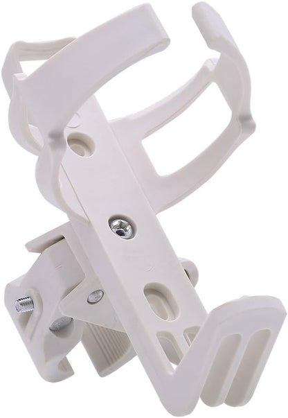 Bottle Holder Outdoor Mountain Water Bottle Holder Cage Cup Rack Cycling Quick Release Handlebar Component Support(White)