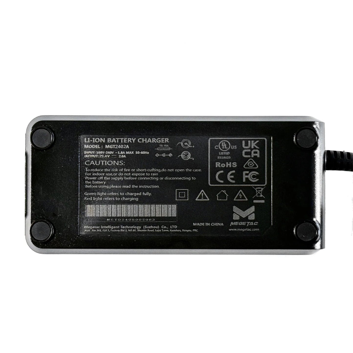 EUNORAU 24V2A Electric Bike ChargerEvolveRide