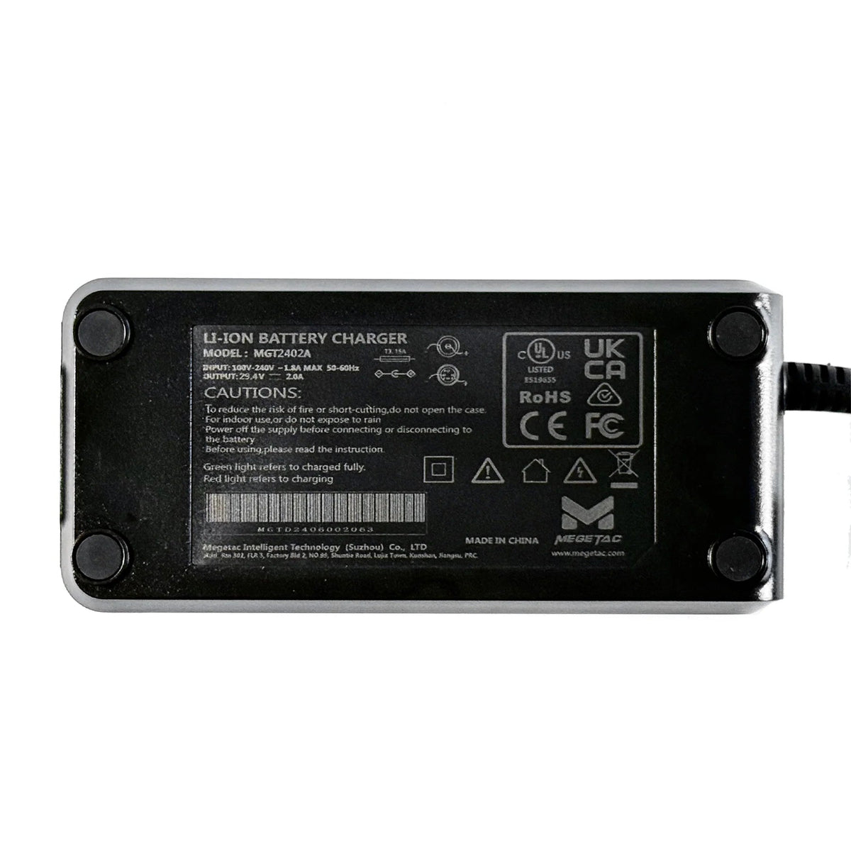 EUNORAU 24V2A Electric Bike ChargerEvolveRide