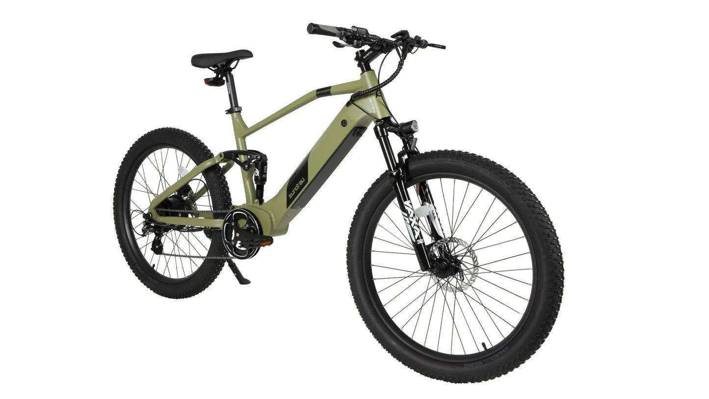 EUNORAU Defender Electric Mountain Bike – 750W Full Suspension Fat Tire eBikeEvolveRide