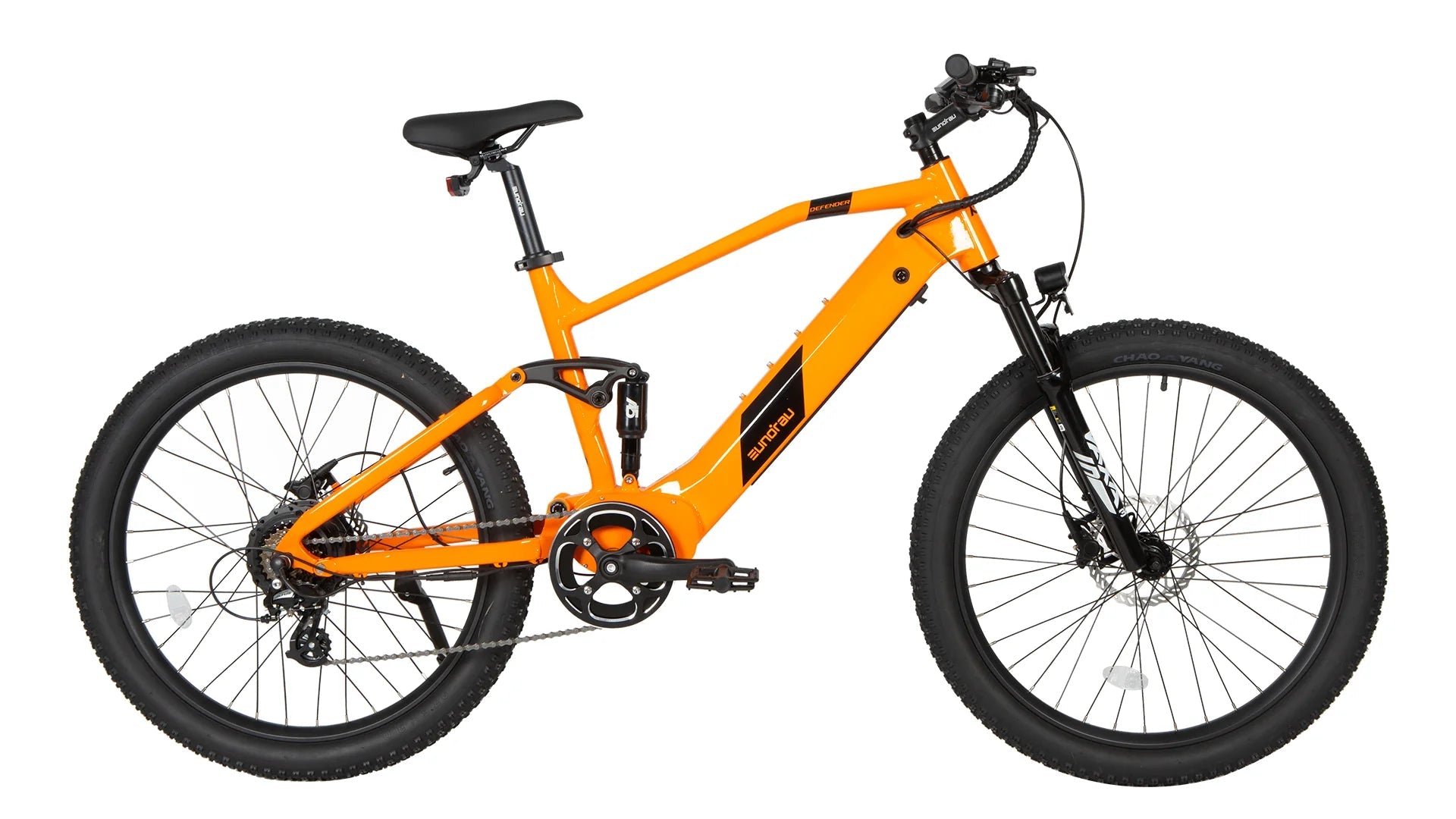 EUNORAU Defender Electric Mountain Bike – 750W Full Suspension Fat Tire eBikeEvolveRide