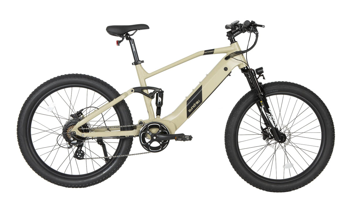 EUNORAU Defender Electric Mountain Bike – 750W Full Suspension Fat Tire eBikeEvolveRide