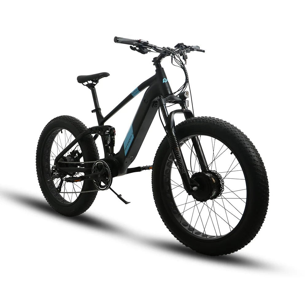 EUNORAU DEFENDER-S Dual Motor Electric Bike – 1500W Fat Tire All-Terrain eBikeEvolveRide
