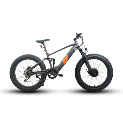 EUNORAU DEFENDER-S Dual Motor Electric Bike – 1500W Fat Tire All-Terrain eBikeEvolveRide