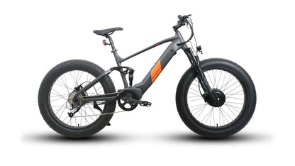 EUNORAU DEFENDER-S Dual Motor Electric Bike – 1500W Fat Tire All-Terrain eBikeEvolveRide