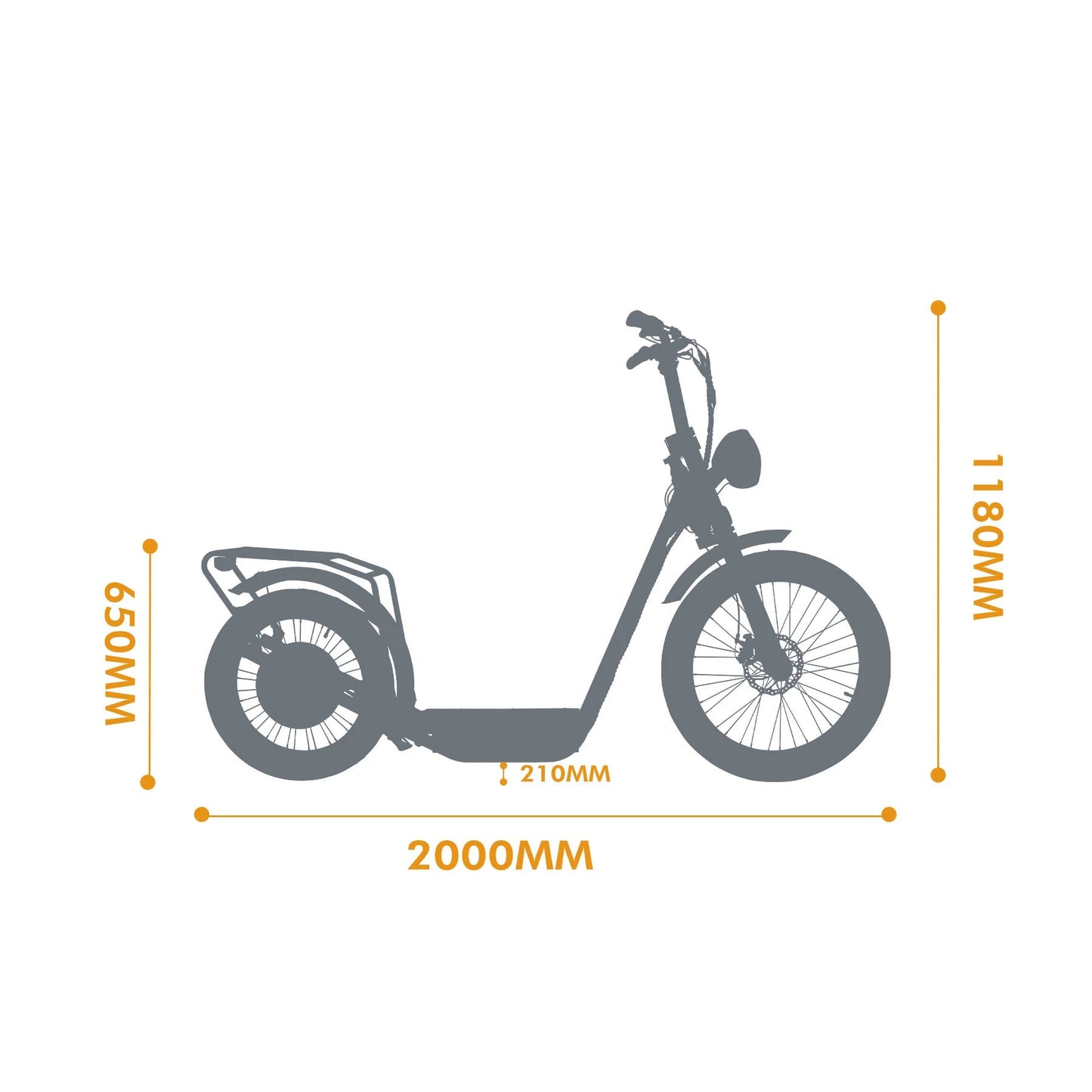 EUNORAU JUMBO Electric Scooter – 1000W Fat Tire Urban CruiserEvolveRide