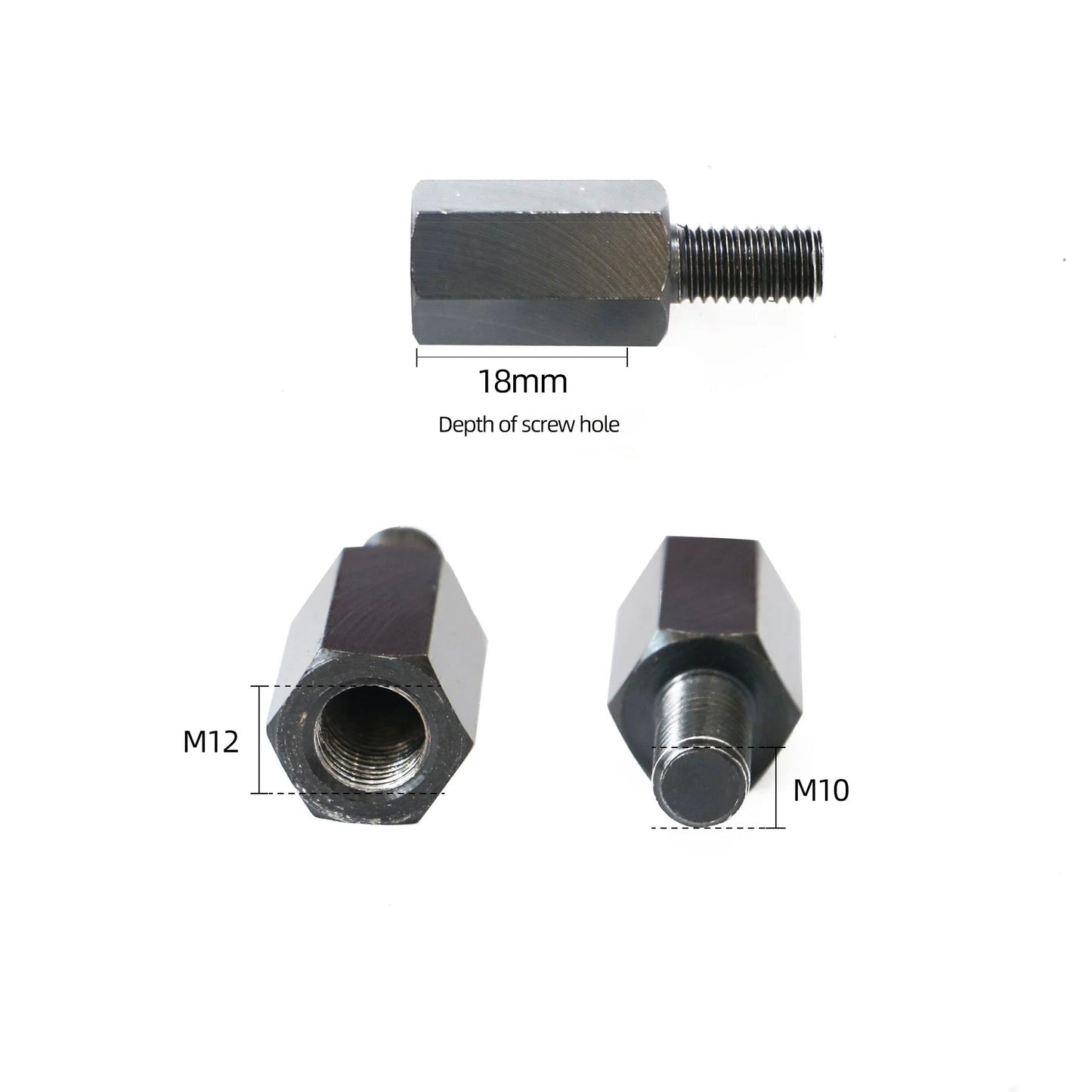EUNORAU M12 to M10 Trailer Hitch Adapter – Hub Motor E-Bike ConnectorEvolveRide