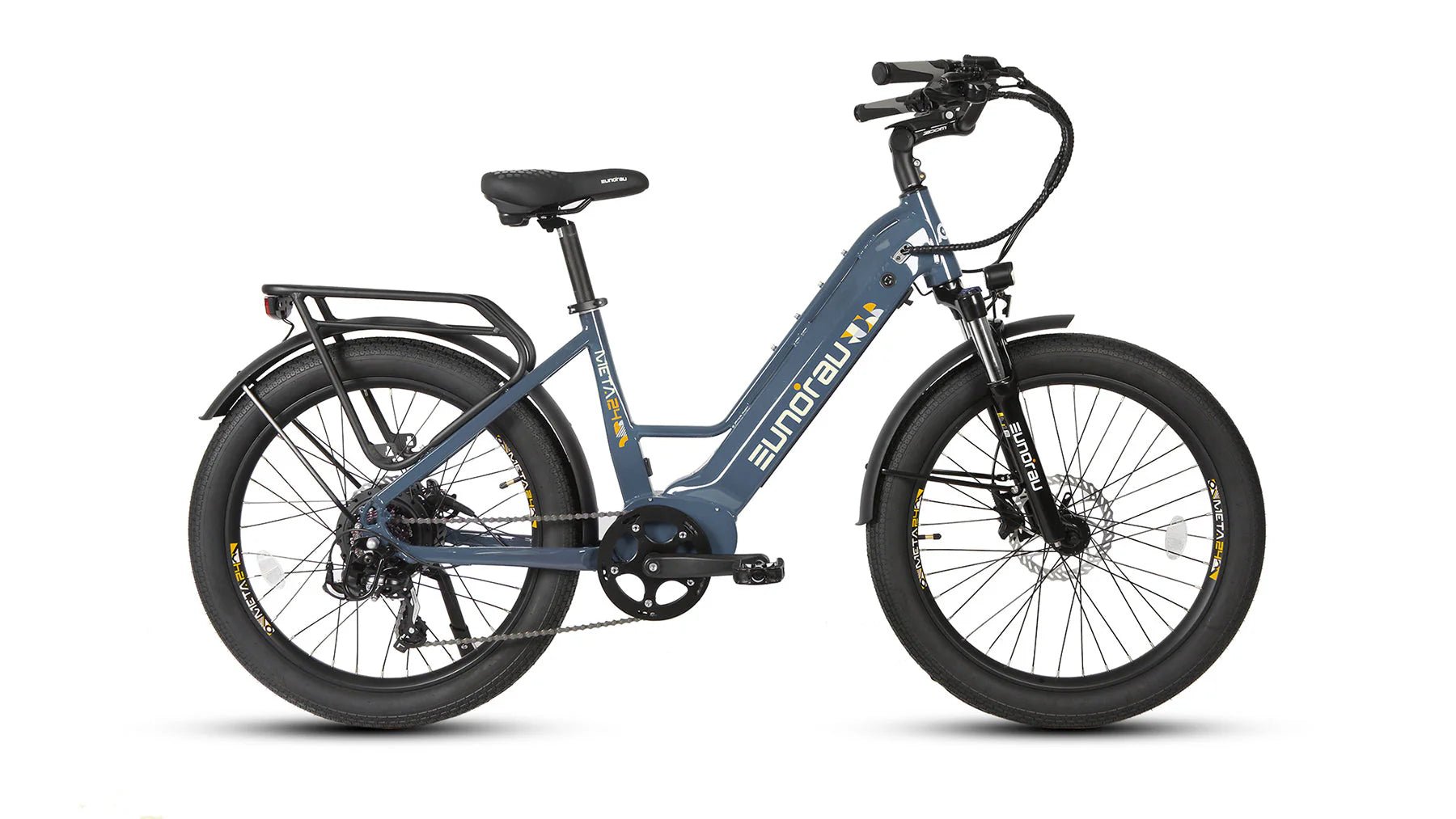 EUNORAU META 24-ST 2.0 Electric Bike – 500W Step-Thru City Commuter eBikeEvolveRide