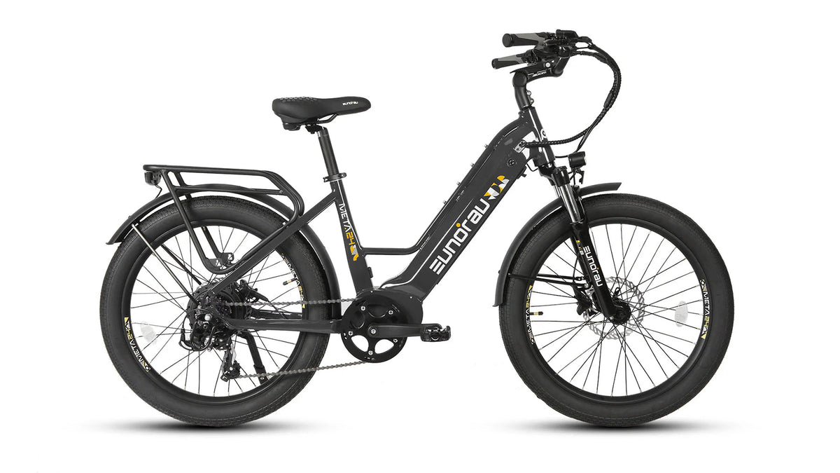 EUNORAU META 24-ST 2.0 Electric Bike – 500W Step-Thru City Commuter eBikeEvolveRide
