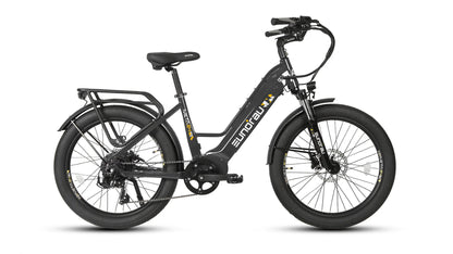 EUNORAU META 24-ST 2.0 Electric Bike – 500W Step-Thru City Commuter eBikeEvolveRide