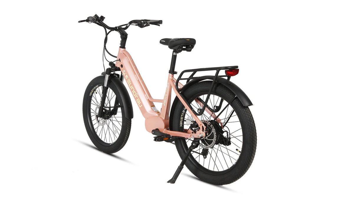 EUNORAU META 24-ST 2.0 Electric Bike – 500W Step-Thru City Commuter eBikeEvolveRide