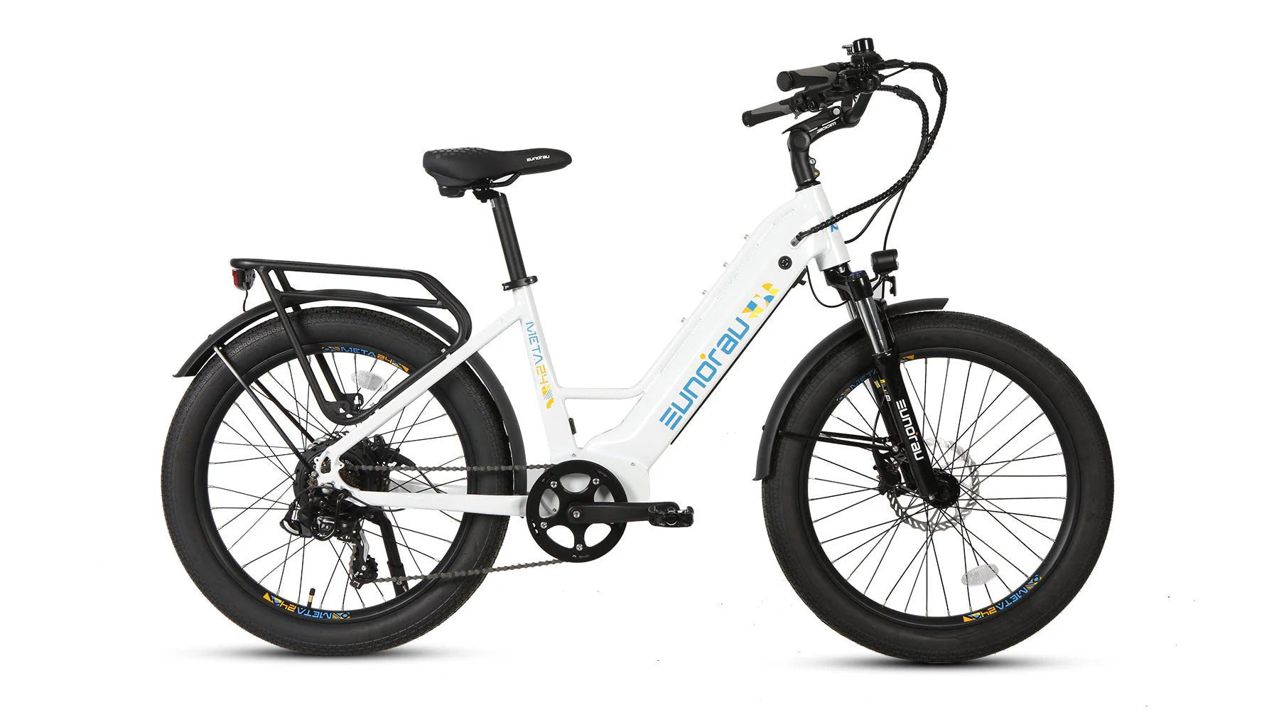 EUNORAU META 24-ST 2.0 Electric Bike – 500W Step-Thru City Commuter eBikeEvolveRide