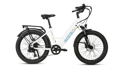 EUNORAU META 24-ST 2.0 Electric Bike – 500W Step-Thru City Commuter eBikeEvolveRide