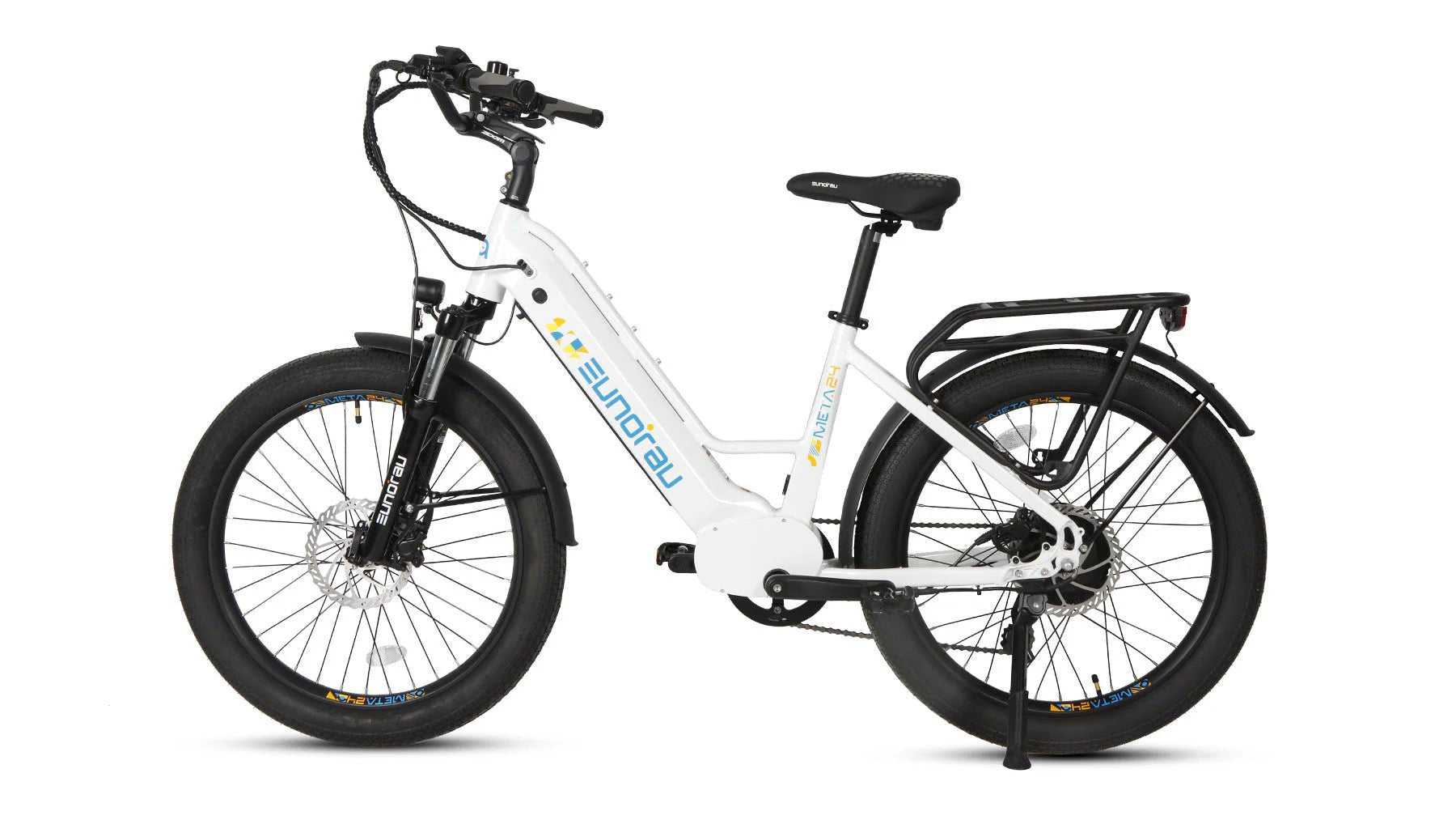 EUNORAU META 24-ST 2.0 Electric Bike – 500W Step-Thru City Commuter eBikeEvolveRide