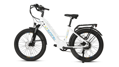 EUNORAU META 24-ST 2.0 Electric Bike – 500W Step-Thru City Commuter eBikeEvolveRide