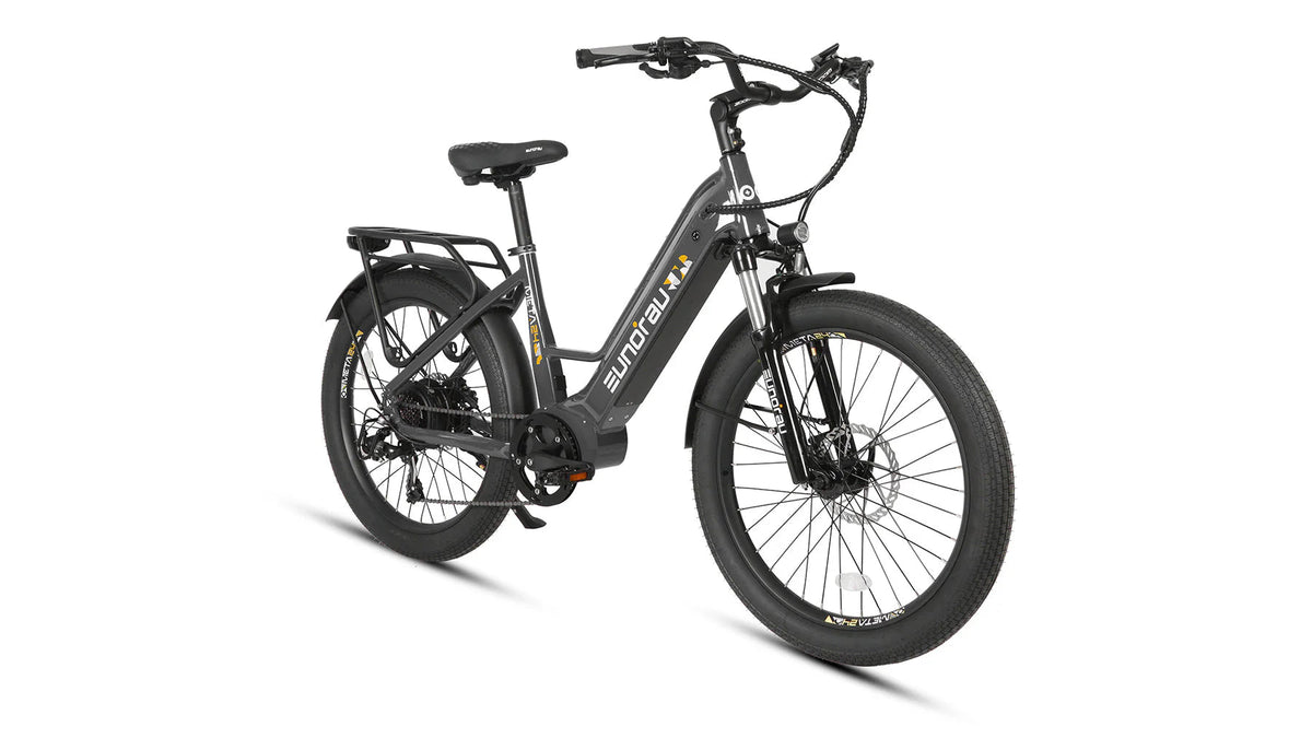 EUNORAU META 24-ST 2.0 Electric Bike – 500W Step-Thru City Commuter eBikeEvolveRide