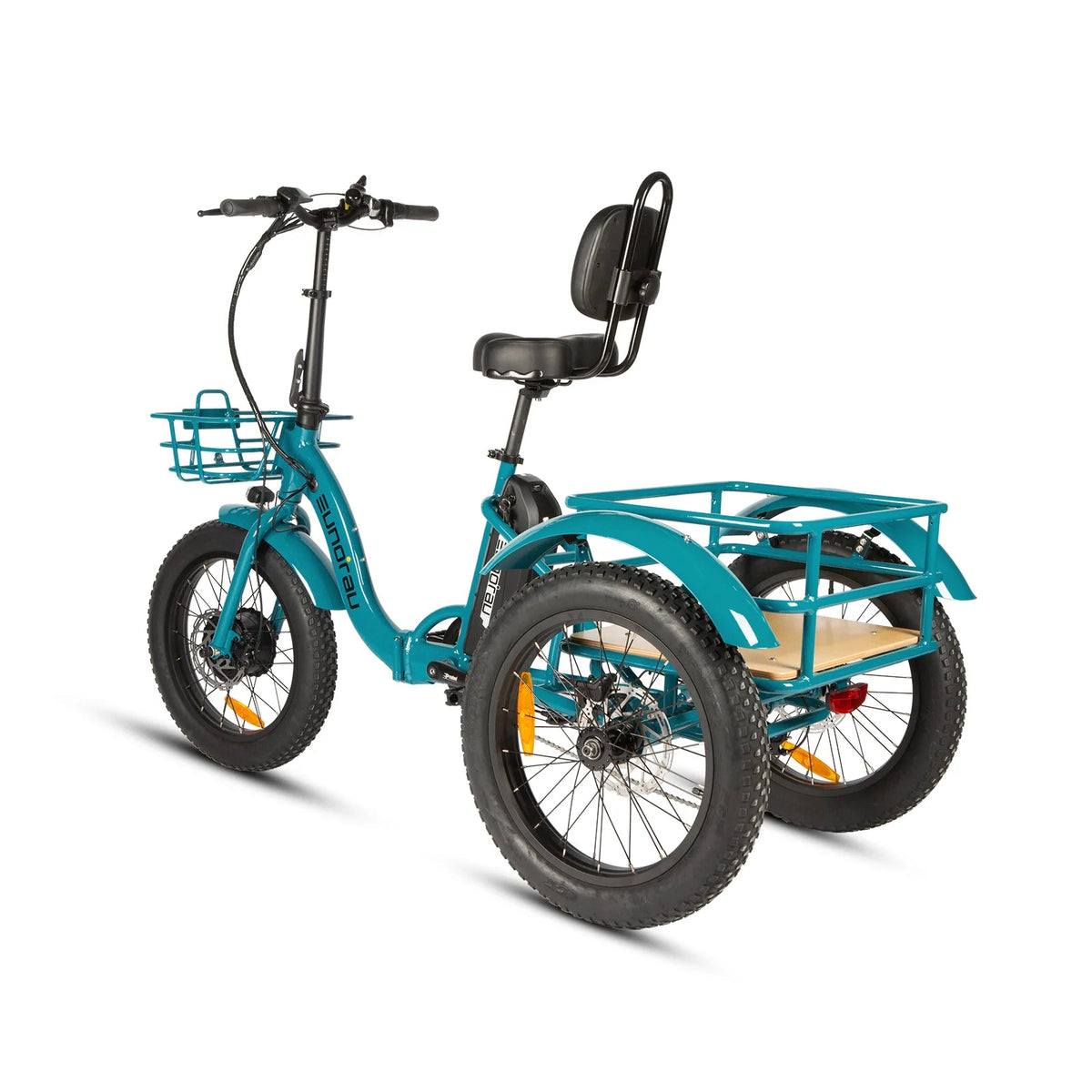 EUNORAU NEW-TRIKE 2.0 Electric Trike – 750W Fat Tire Cargo eTrikeEvolveRide