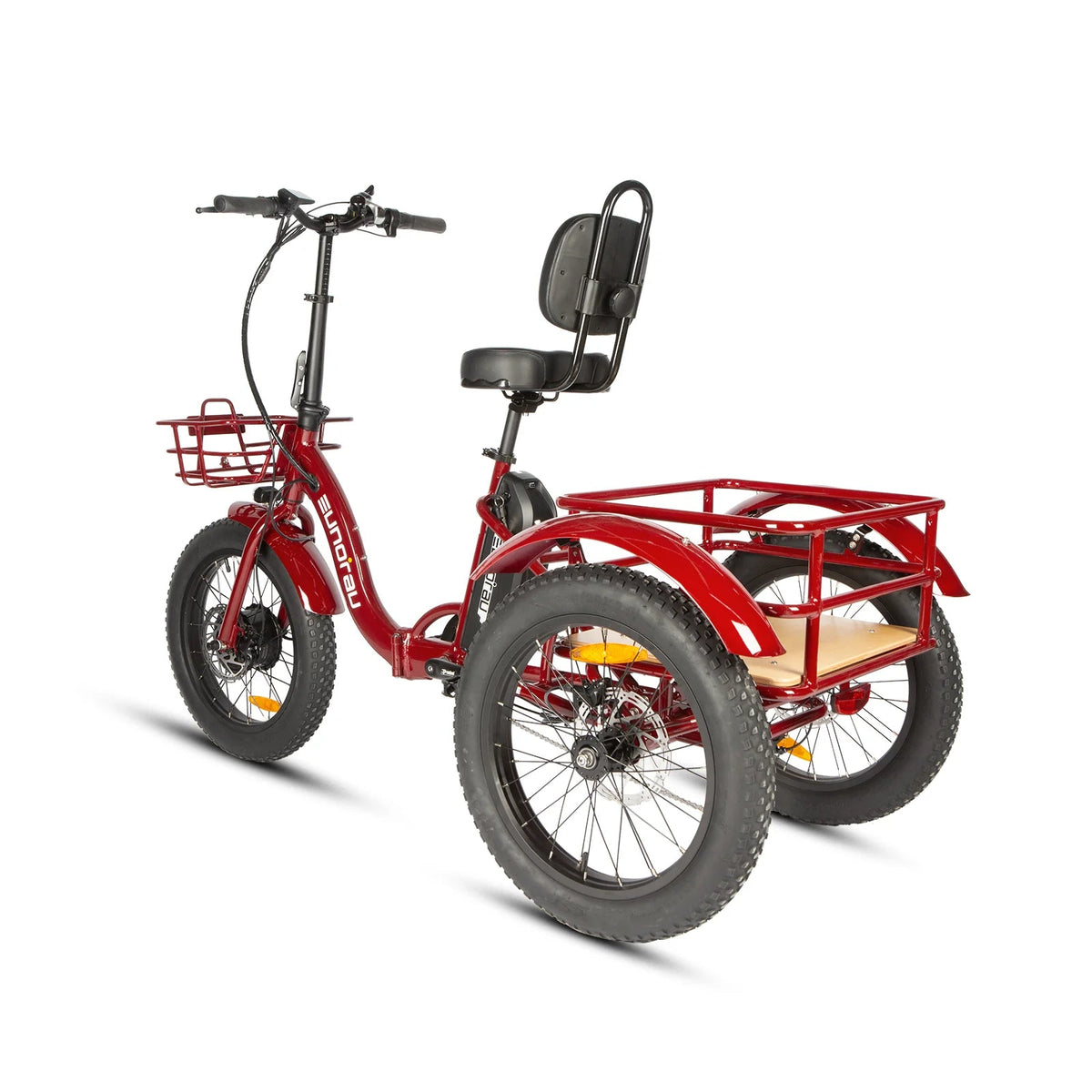 EUNORAU NEW-TRIKE 2.0 Electric Trike – 750W Fat Tire Cargo eTrikeEvolveRide