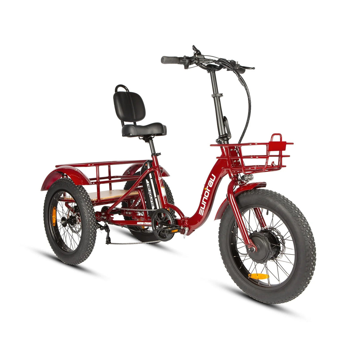 EUNORAU NEW-TRIKE 2.0 Electric Trike – 750W Fat Tire Cargo eTrikeEvolveRide