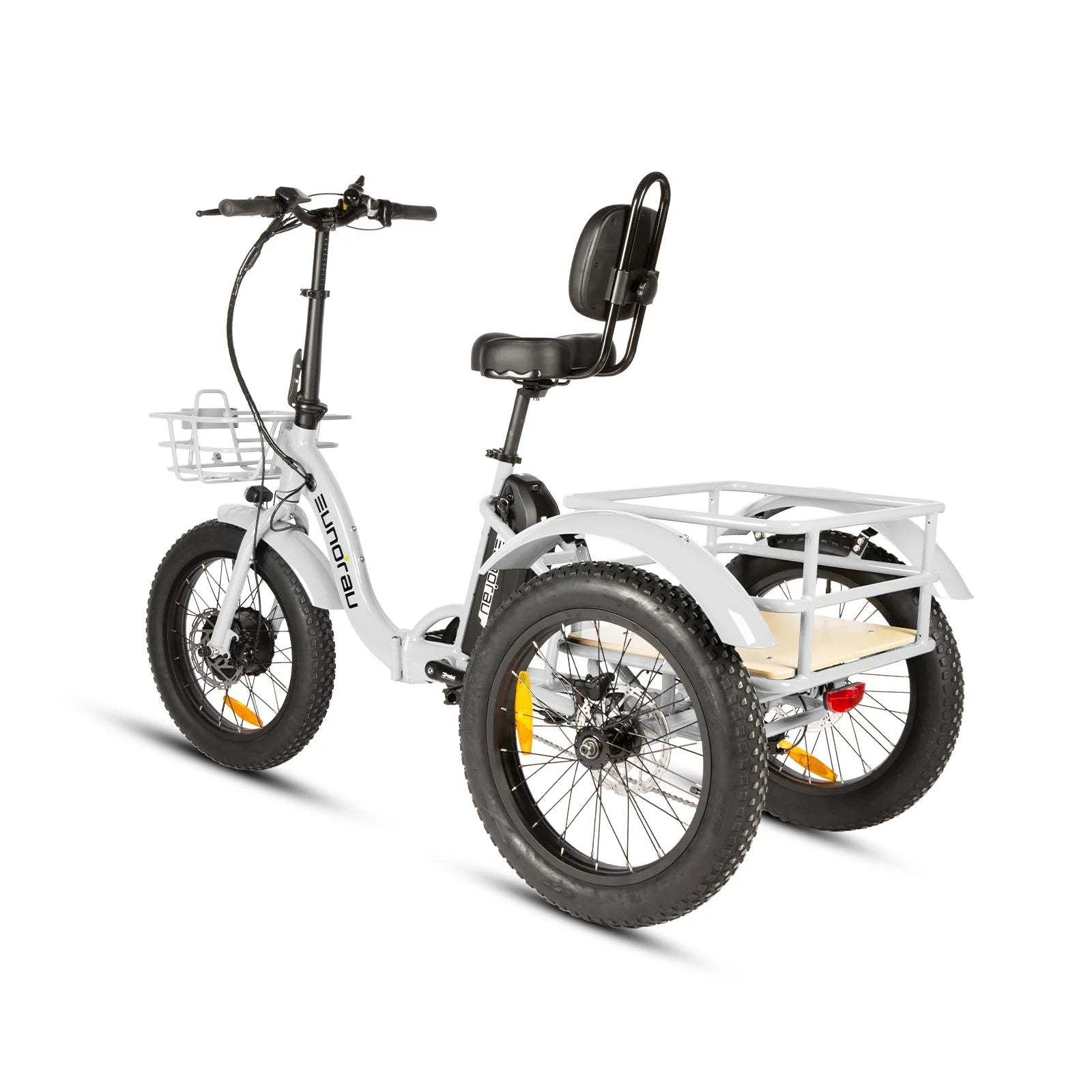 EUNORAU NEW-TRIKE 2.0 Electric Trike – 750W Fat Tire Cargo eTrikeEvolveRide