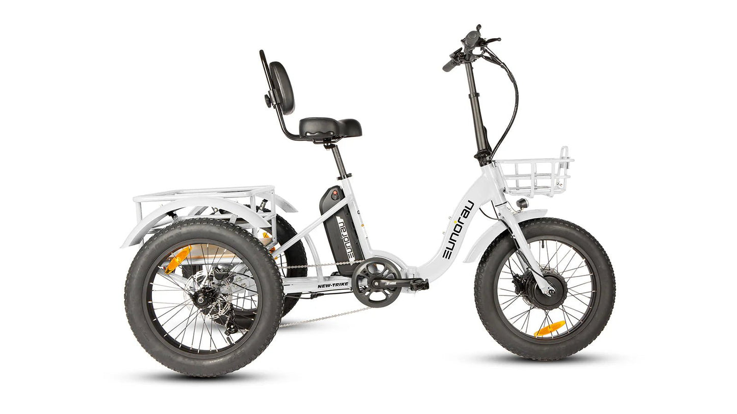 EUNORAU NEW-TRIKE 2.0 Electric Trike – 750W Fat Tire Cargo eTrikeEvolveRide
