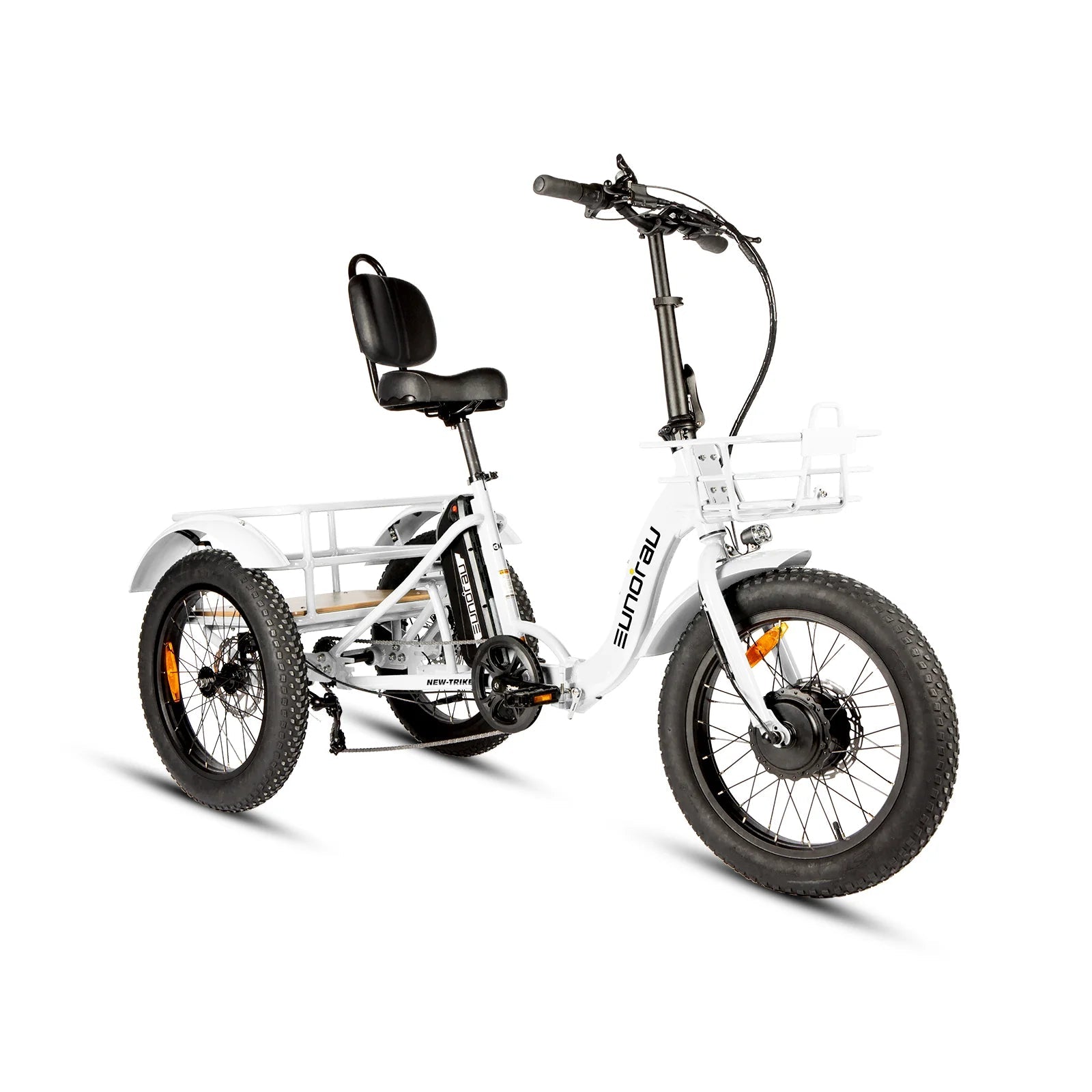 EUNORAU NEW-TRIKE 2.0 Electric Trike – 750W Fat Tire Cargo eTrikeEvolveRide