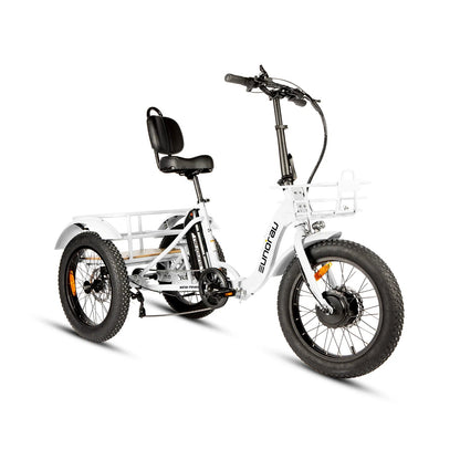 EUNORAU NEW-TRIKE 2.0 Electric Trike – 750W Fat Tire Cargo eTrikeEvolveRide