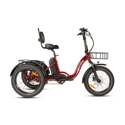 EUNORAU ONE-TRIKE 2.0 Electric Trike – 500W Step-Thru Cargo eTrikeEvolveRide