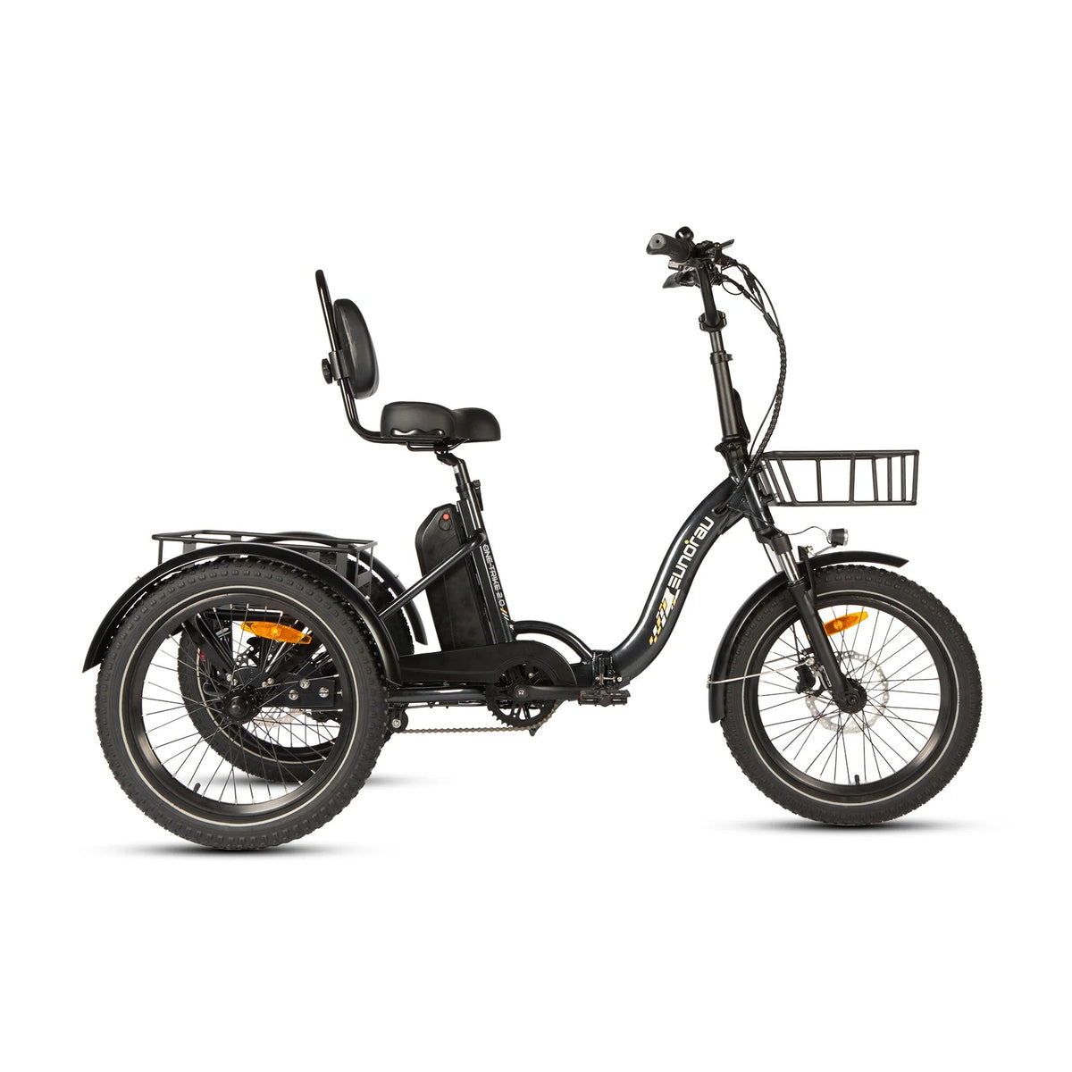 EUNORAU ONE-TRIKE 2.0 Electric Trike – 500W Step-Thru Cargo eTrikeEvolveRide