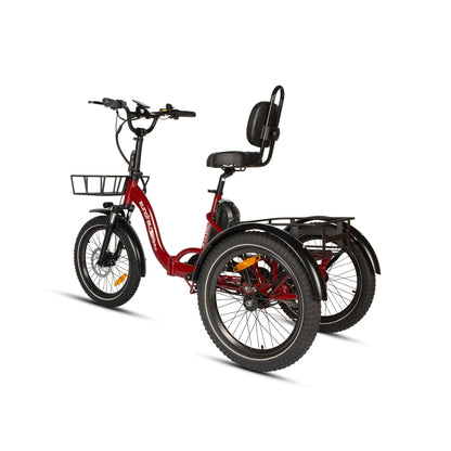 EUNORAU ONE-TRIKE 2.0 Electric Trike – 500W Step-Thru Cargo eTrikeEvolveRide