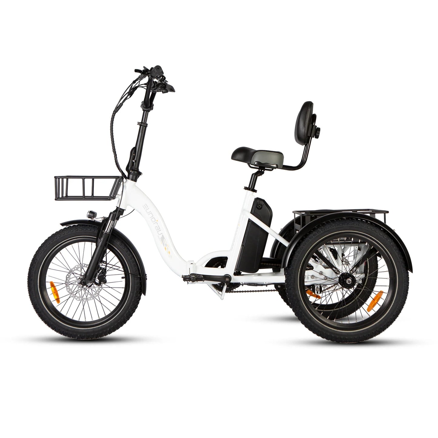 EUNORAU ONE-TRIKE 2.0 Electric Trike – 500W Step-Thru Cargo eTrikeEvolveRide