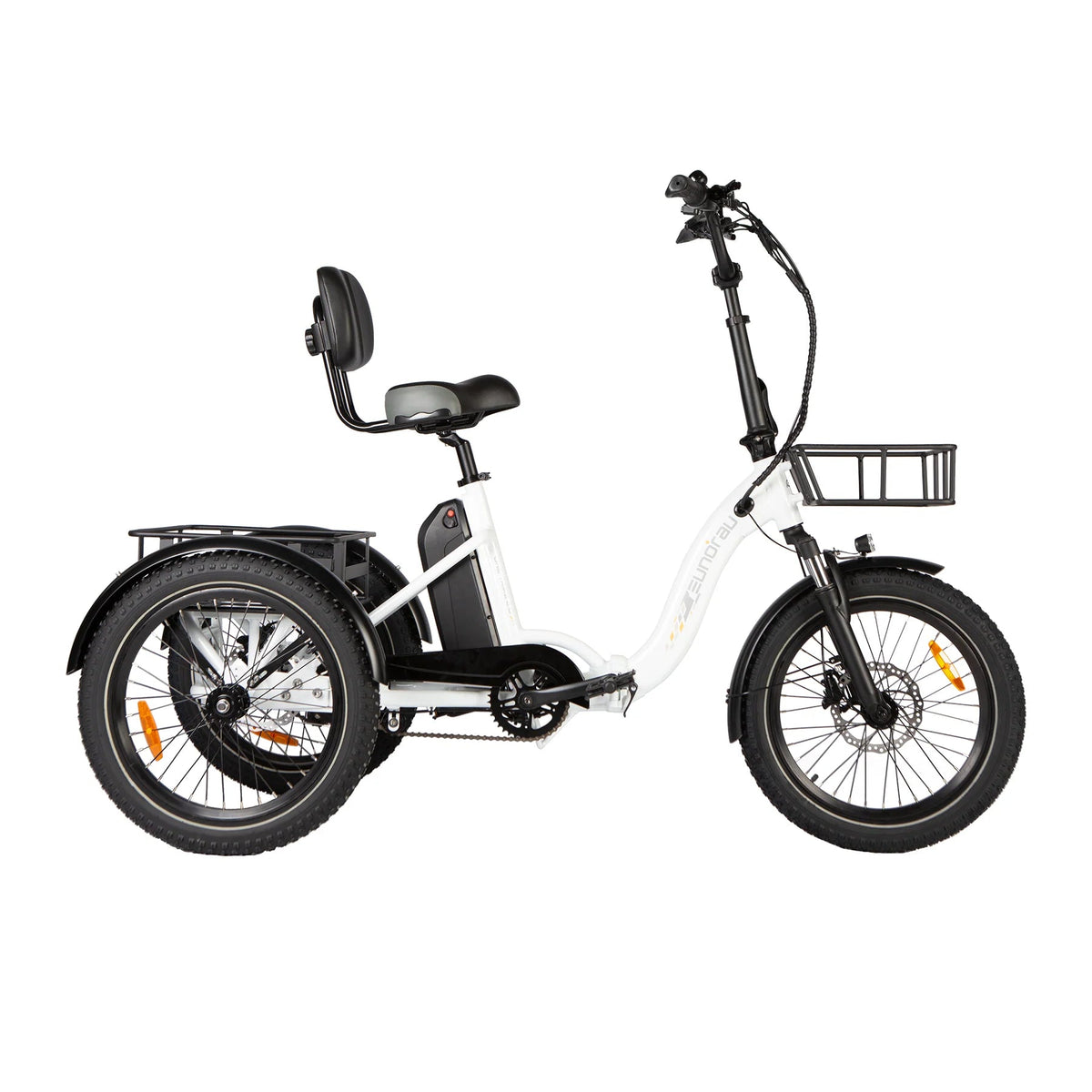 EUNORAU ONE-TRIKE 2.0 Electric Trike – 500W Step-Thru Cargo eTrikeEvolveRide
