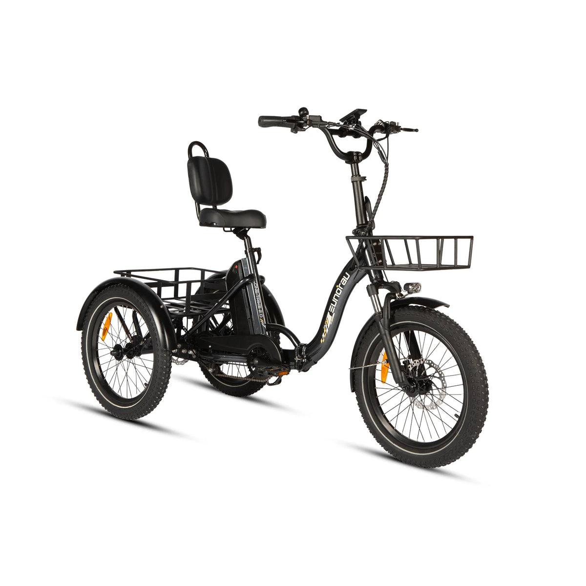 EUNORAU ONE-TRIKE 2.0 Electric Trike – 500W Step-Thru Cargo eTrikeEvolveRide