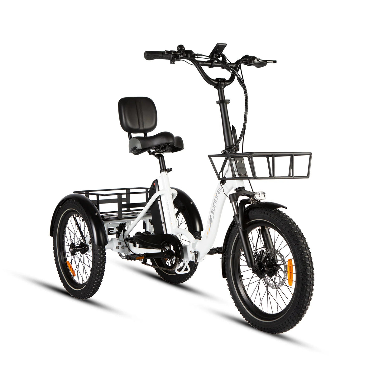 EUNORAU ONE-TRIKE 2.0 Electric Trike – 500W Step-Thru Cargo eTrikeEvolveRide