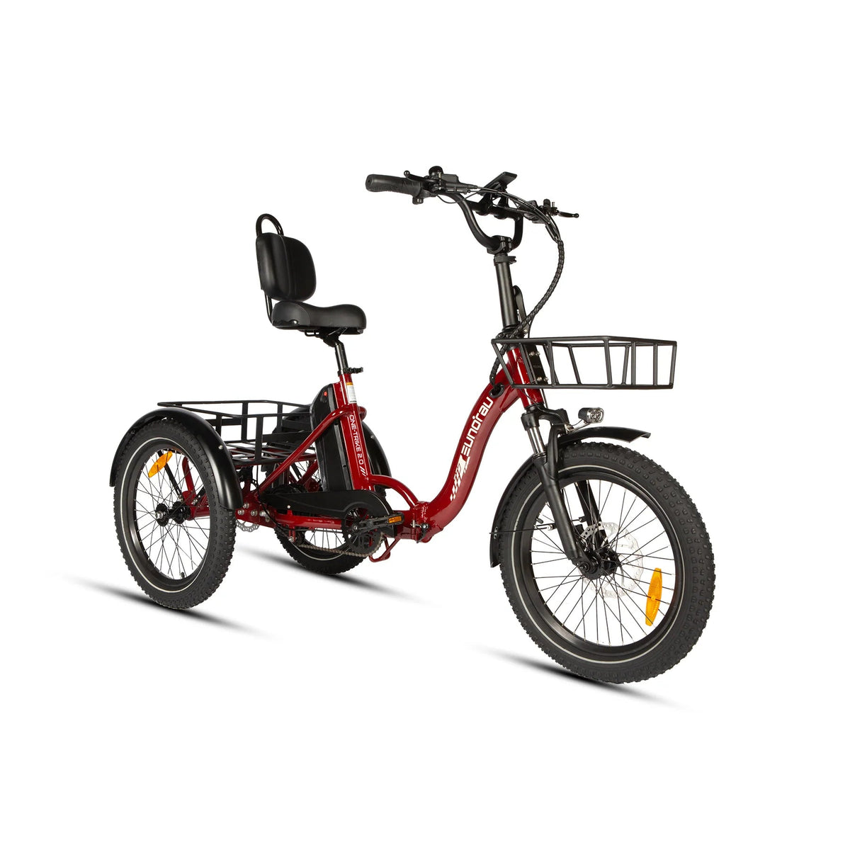 EUNORAU ONE-TRIKE 2.0 Electric Trike – 500W Step-Thru Cargo eTrikeEvolveRide