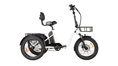 EUNORAU ONE-TRIKE 2.0 Electric Trike – 500W Step-Thru Cargo eTrikeEvolveRide